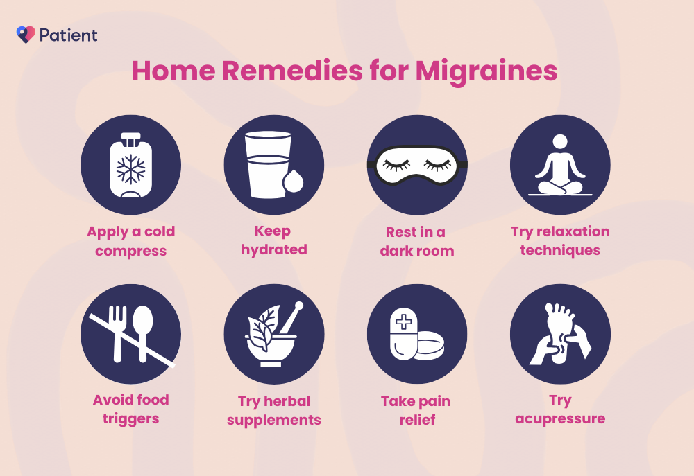 10 home remedies for migraine relief