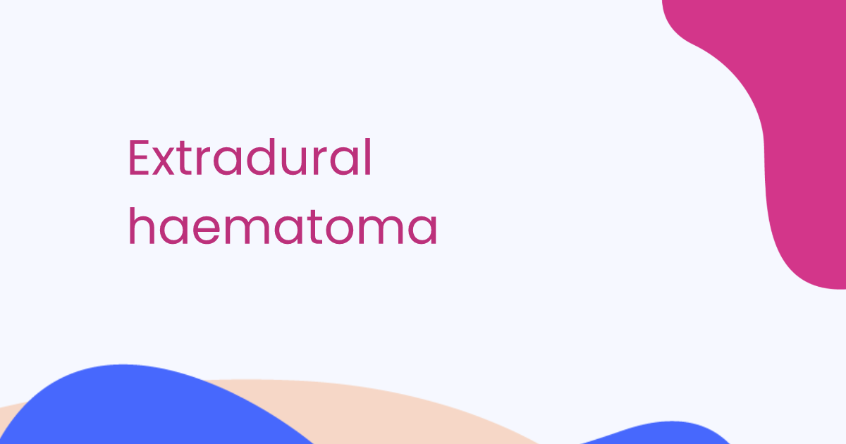 Extradural haematoma