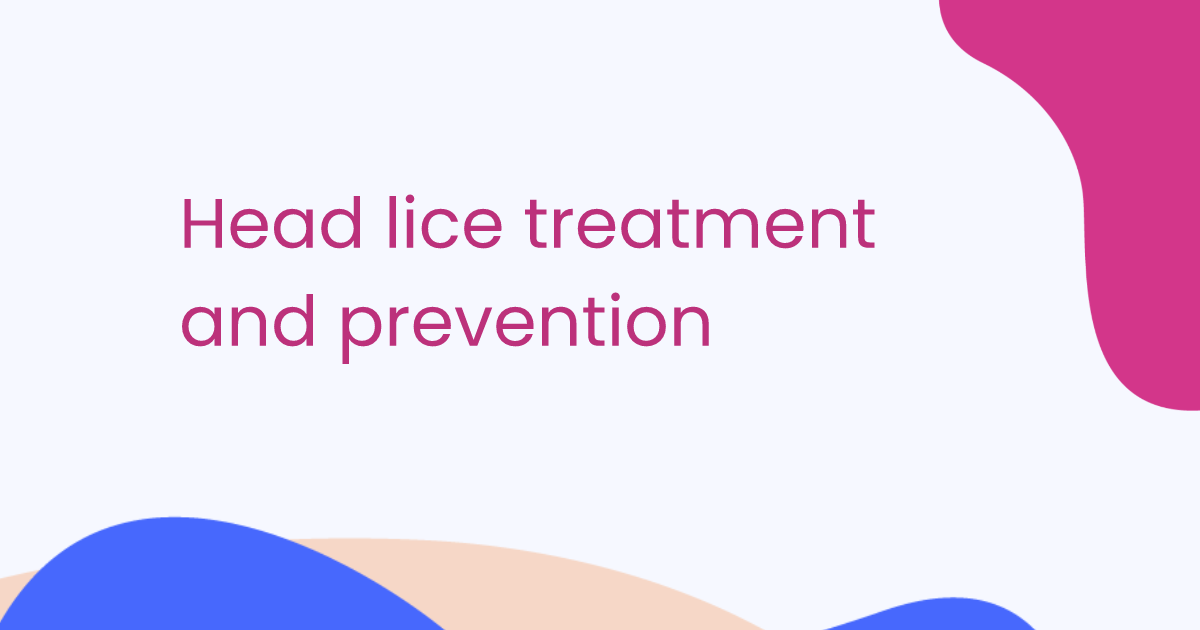 Head lice treatment and prevention